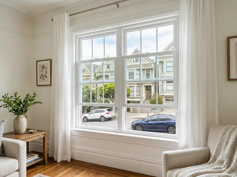 Double-hung window installed in San Francisco home